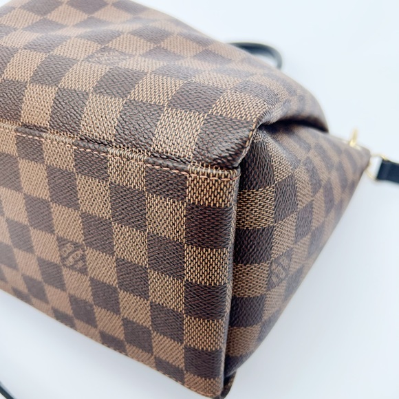 Louis Vuitton Slouchy MM Satchel Bag Shoulder Bag Damier Ebene Noir - Picture 10 of 11